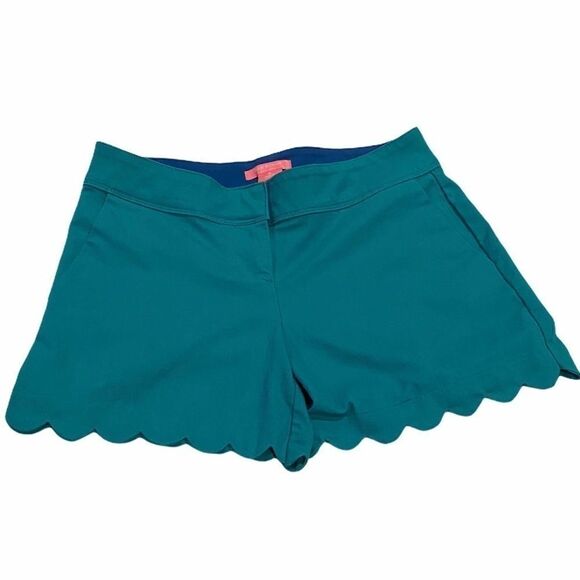 Isaac Mizrahi Sz 4 Scalloped Shorts Isaac Mizrahi - Picture 1 of 13